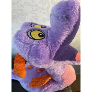Vintage Walt Disney World Figment Plush Purple Dragon Stuffed Toy 15" Tall